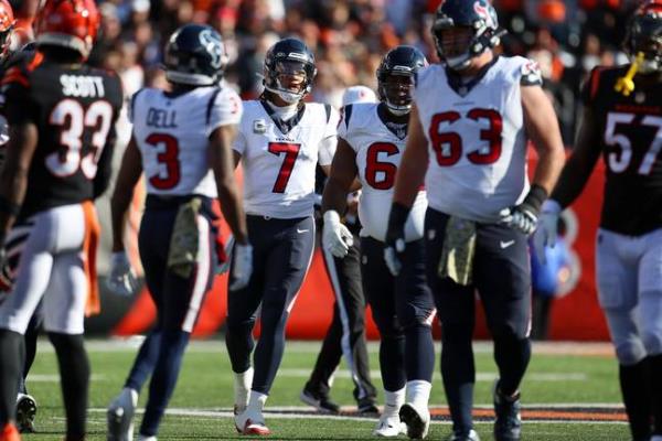 The Houston Texans played the Cincinnati Bengals. Credit:  Ian Johnson/Icon Sportswire via Getty Images