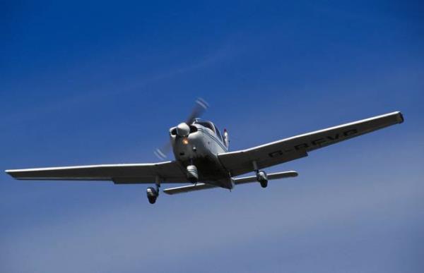 The pilot was flying a single-engine Piper PA-28. Credit: Getty Images/ Aviation-images.com/ Universal Images Group 